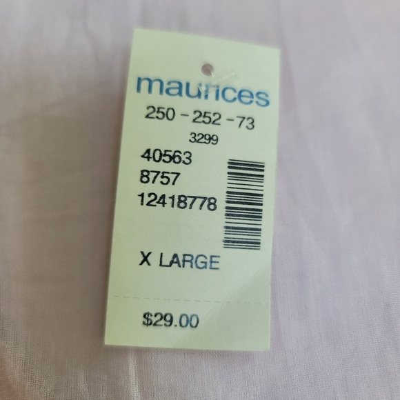 NWT Pink Cotton shirt sz XL - Picture 8 of 11